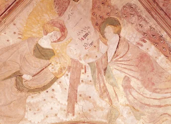 Ángeles músicos, de la capilla en el transepto norte, Escuela Bretona